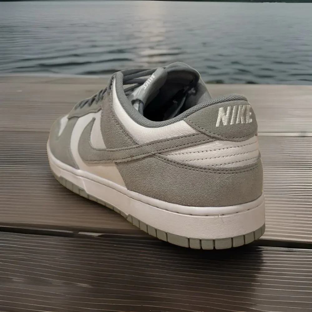 Nike Dunk Low SE Men’s 14 White Light Pumice Gray FQ8249-101 New No Box